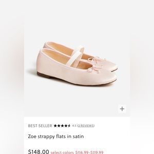 Jcrew pink ballet flats